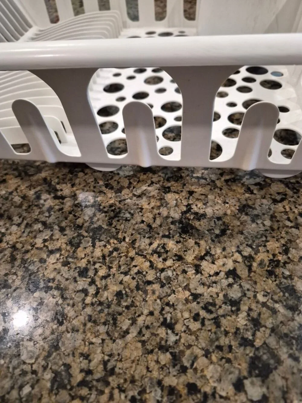Ikea FLUNDRA White Plastic Dish Drying Rack Utensil Holder Compact Lightweight